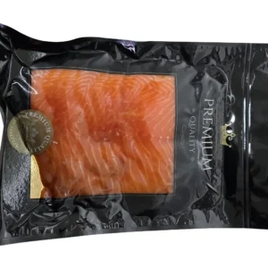 Koudgerookte zalm - gesneden