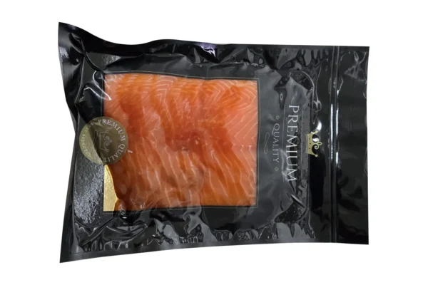 Koudgerookte zalm - gesneden